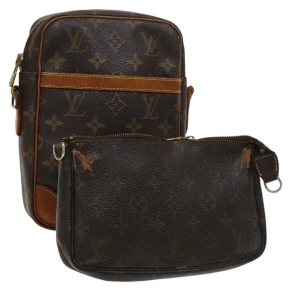 LOUIS VUITTON Monogram Shoulder Bag 2Set LV Auth - Picture 1 of 16